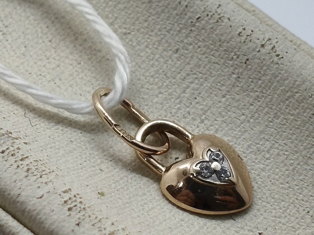 ПОДКМИ585 ПОДВЕСКА С КАМНЯМИ (Au 585)