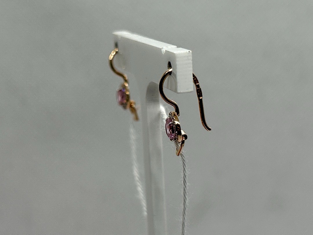 СКМИ585 СЕРЬГИ С КАМНЯМИ (Au 585)