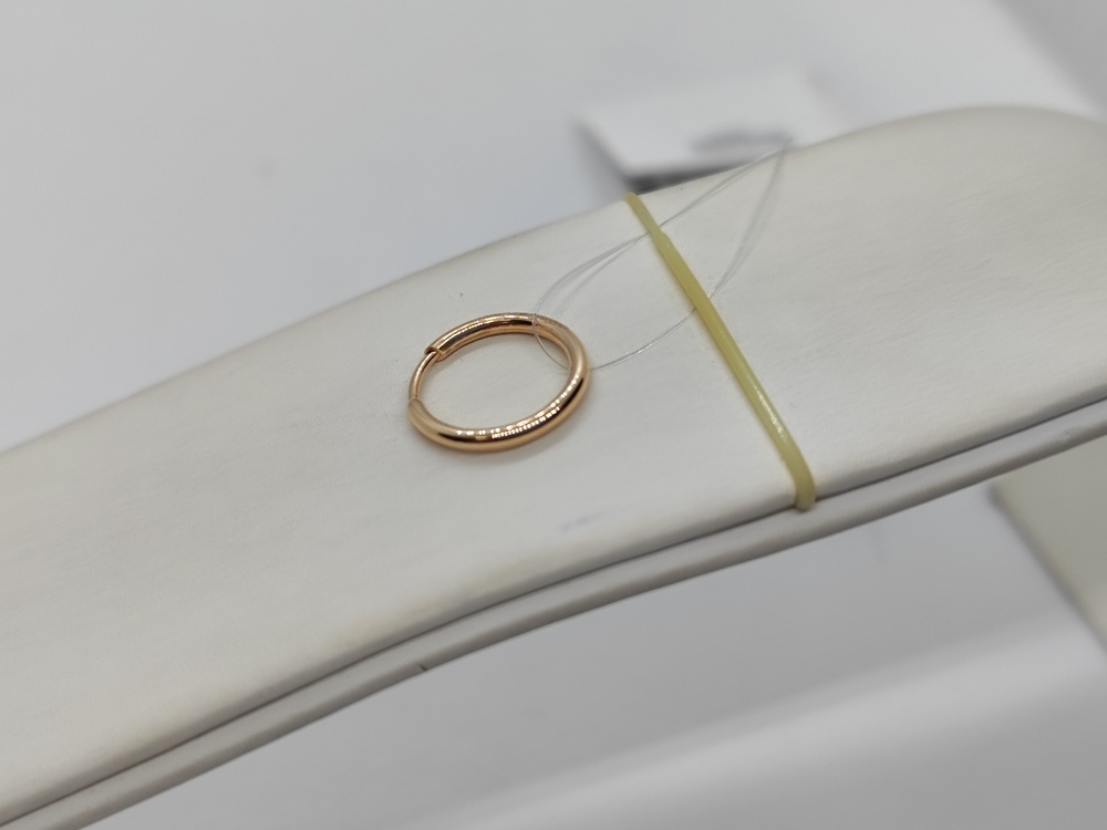 СЕРЬГИ серьга без камня (Au 585)