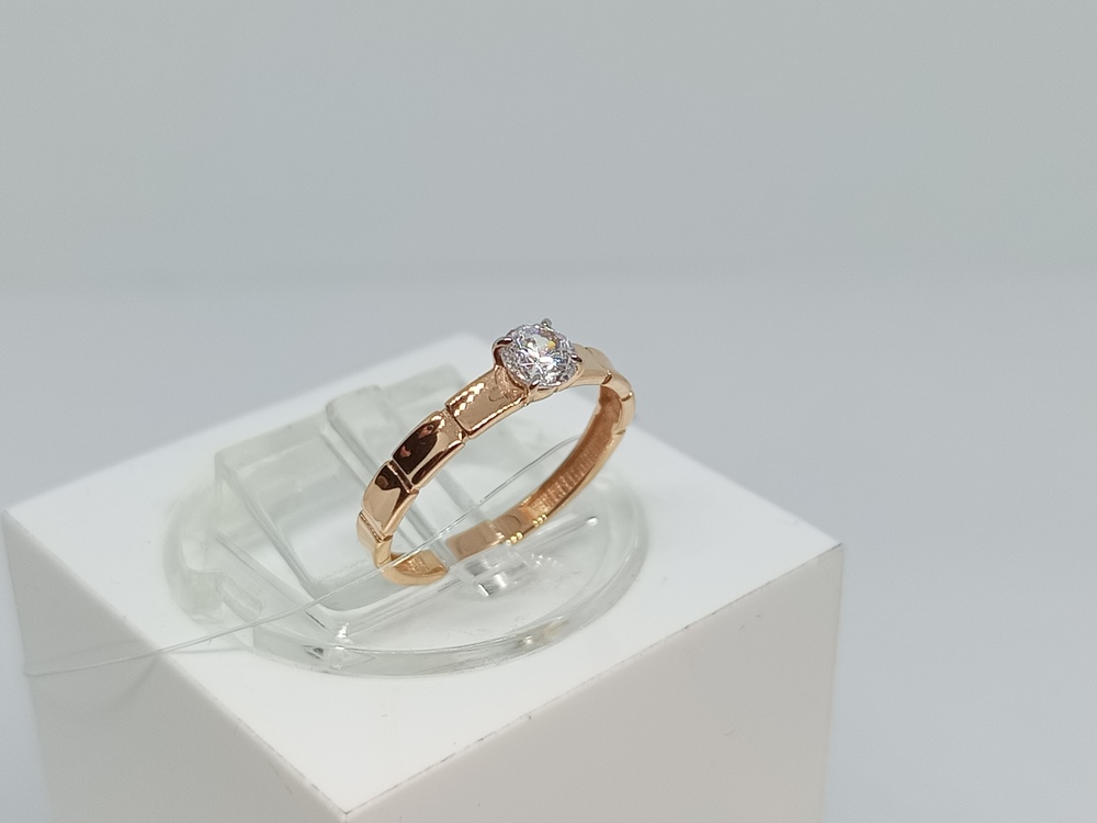 КОЛЬЦО С КАМНЕМ (Au 585)