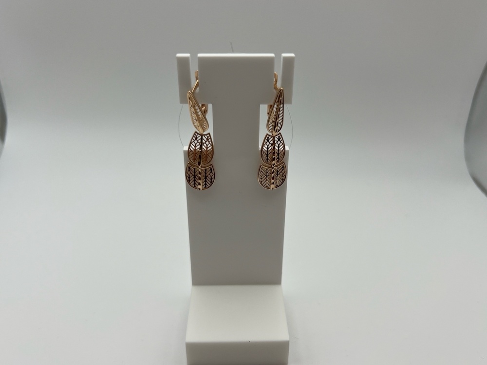 СЕРЬГИ БЕЗ КАМНЯ (Au 585)