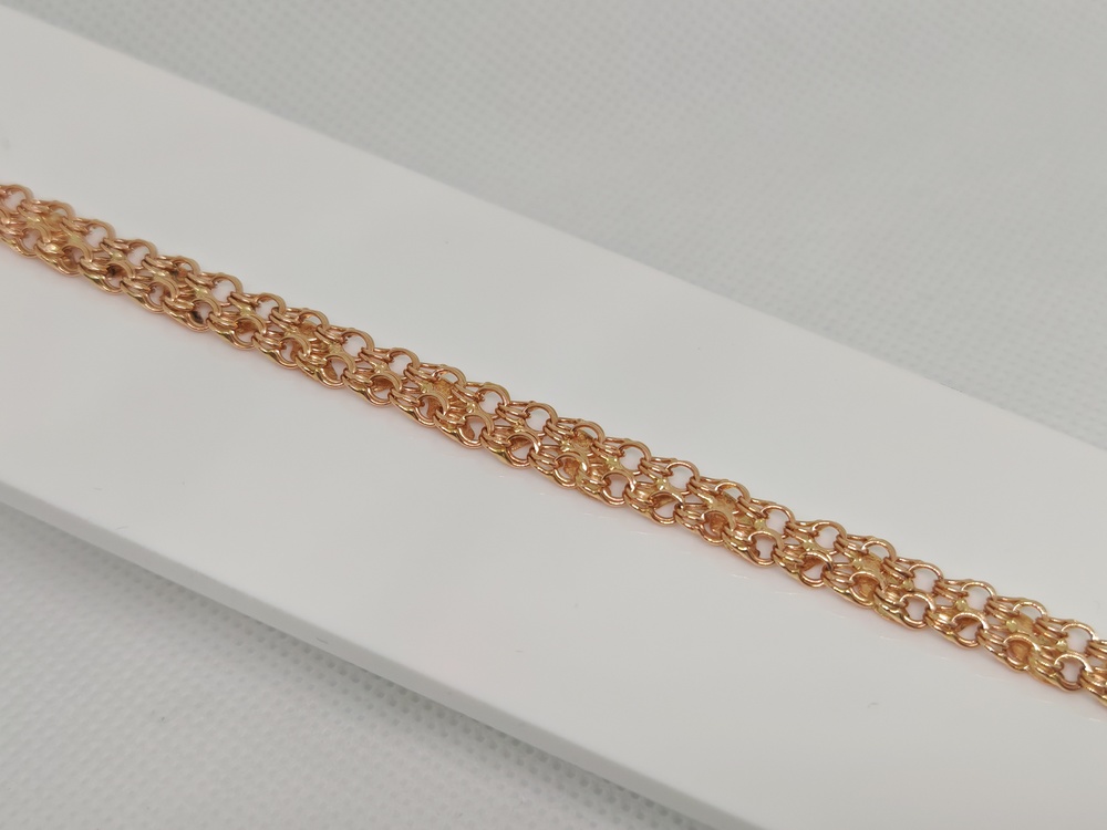 БРАСЛЕТ ПОЛНОВЕСНЫЙ Фантазия Au 585