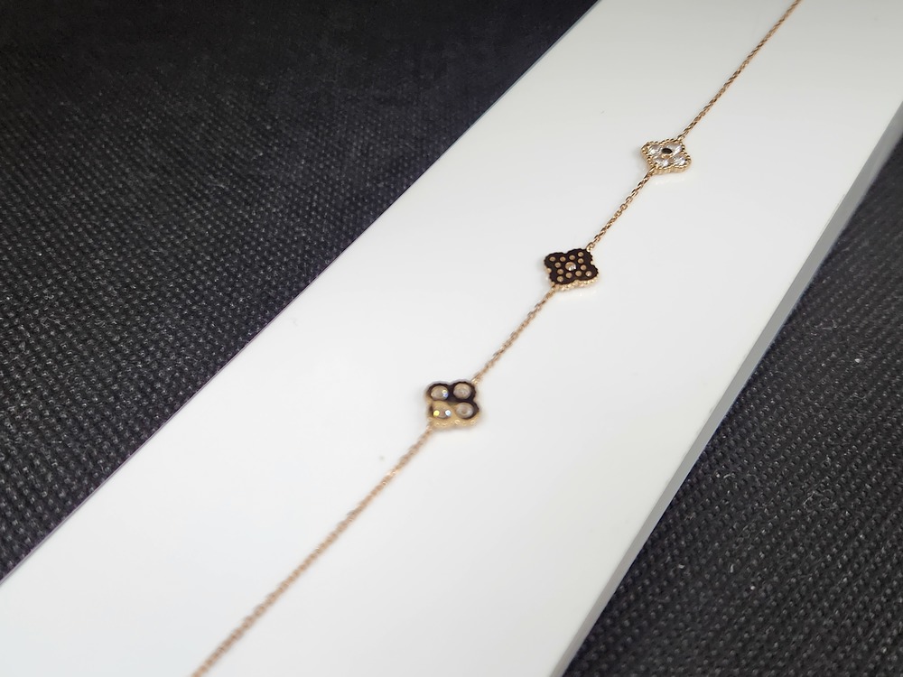 БРАСЛЕТ С КАМНЯМИ (Au 585)