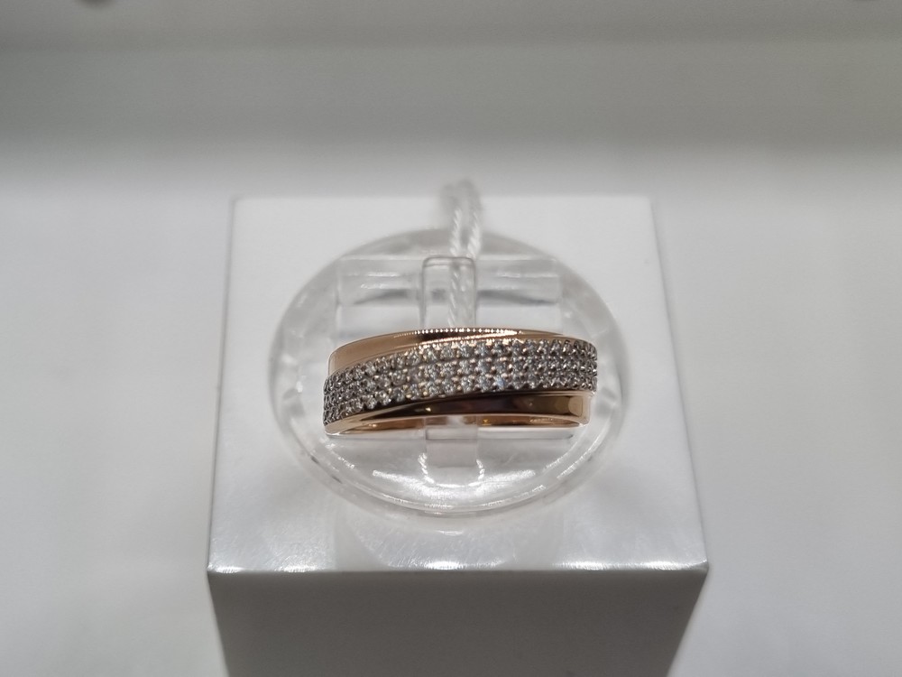 КОЛКМИ585 КОЛЬЦО С КАМНЯМИ (Au 585)