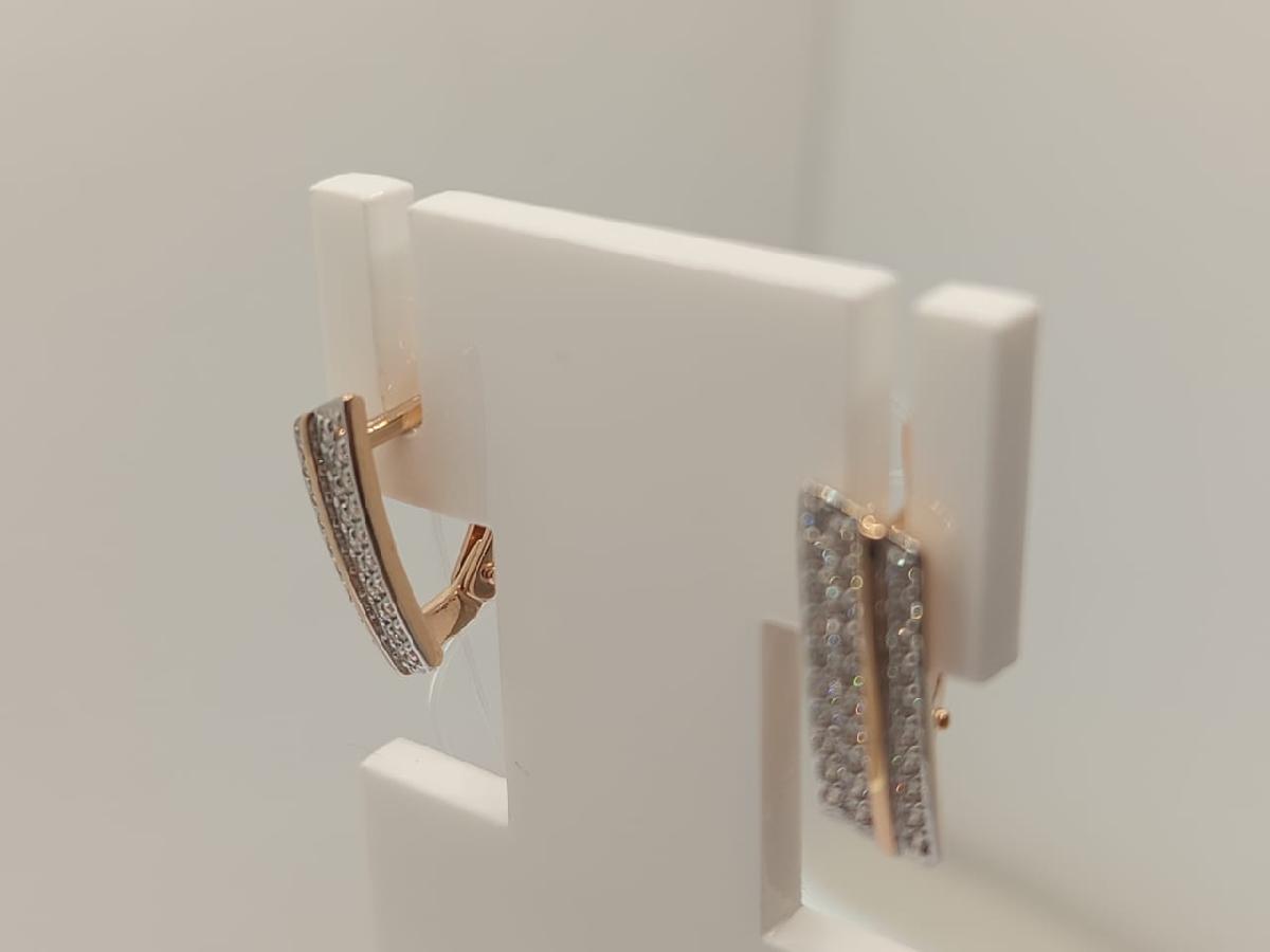 СЕРЬГИ С КАМНЯМИ (Au 585)