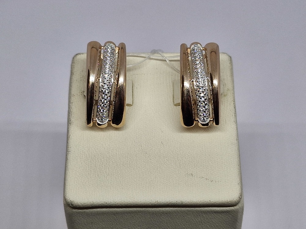 СЕРЬГИ С КАМНЯМИ (Au 585)