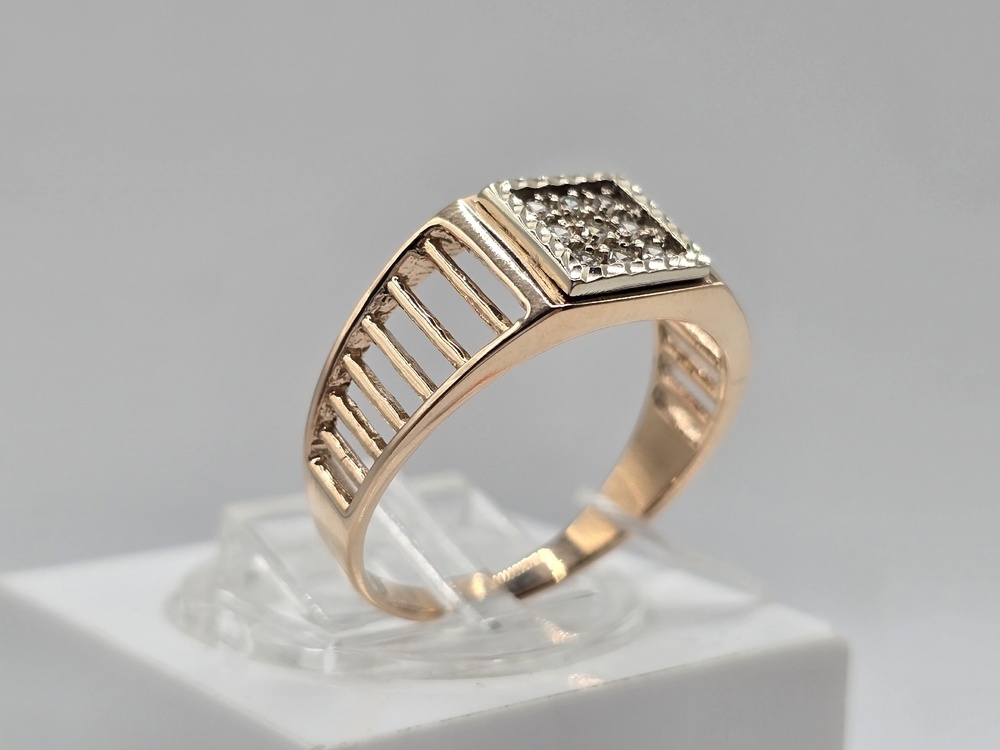 ПЕЧКМИ585 ПЕЧАТКА С КАМНЯМИ (Au 585)