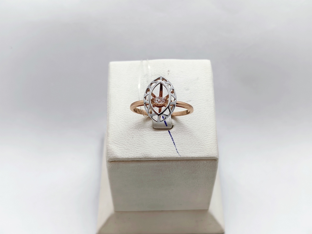 КОЛЬЦО С КАМНЕМ (Au 585)