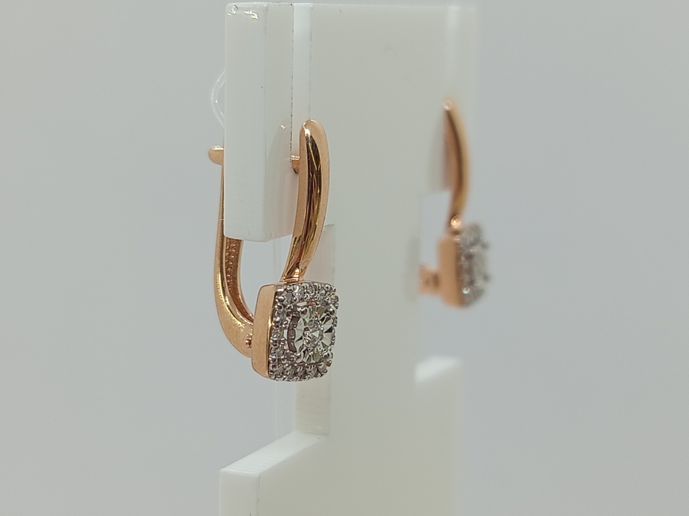 СЕРЬГИ БРИЛЛИАНТ (Au 585)