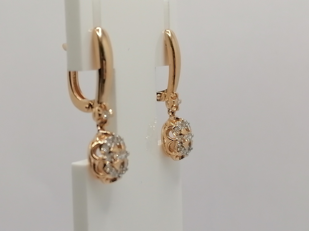 СЕРЬГИ БРИЛЛИАНТ (Au 585)