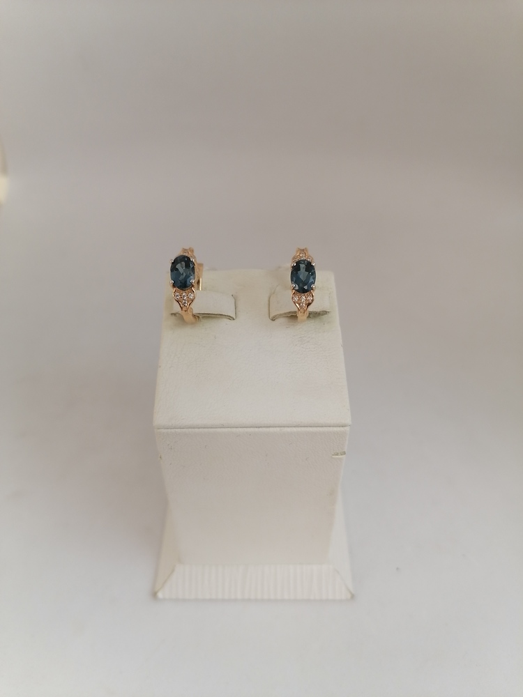 СЕРЬГИ С КАМНЯМИ (Au 585)