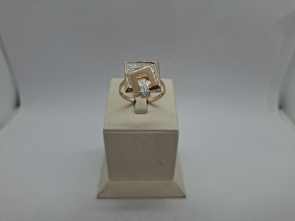 КОЛЬЦО С КАММНЯМИ (Au 585)