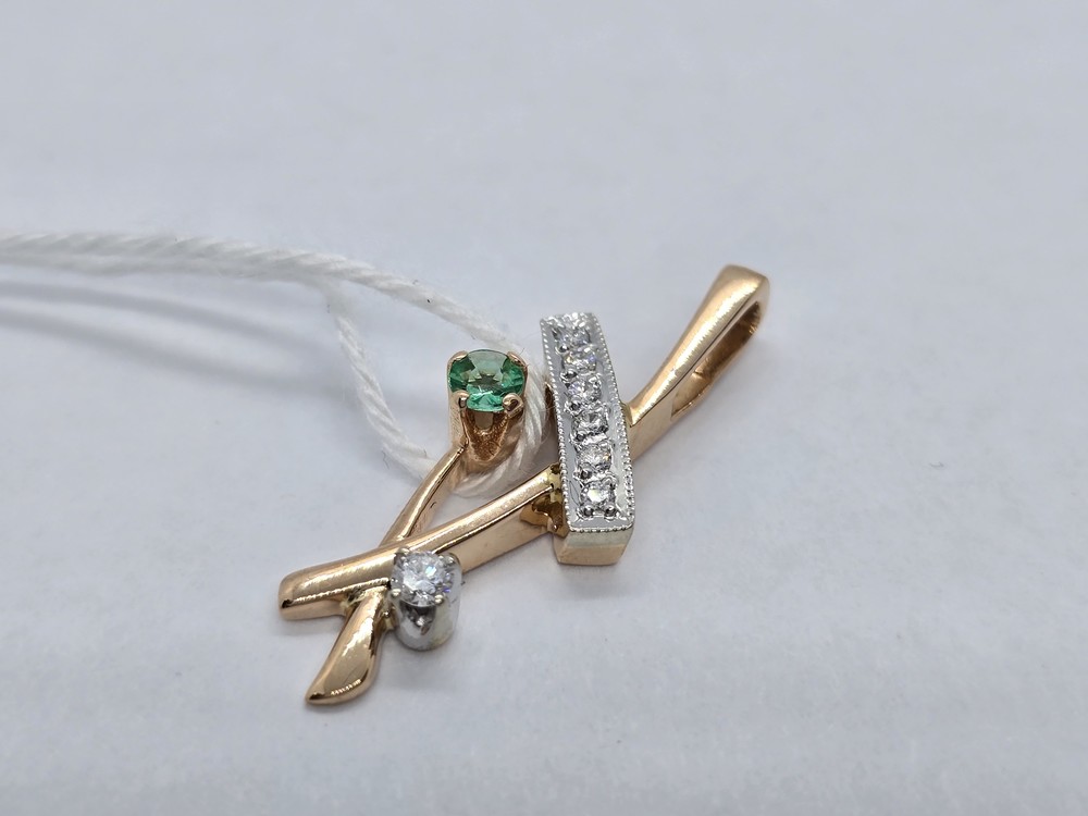 ПОДВЕСКА БРИЛЛИАНТ Au 585