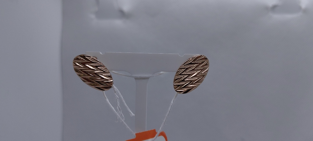 СБКМ585 СЕРЬГИ БЕЗ КАМНЯ (Au 585)