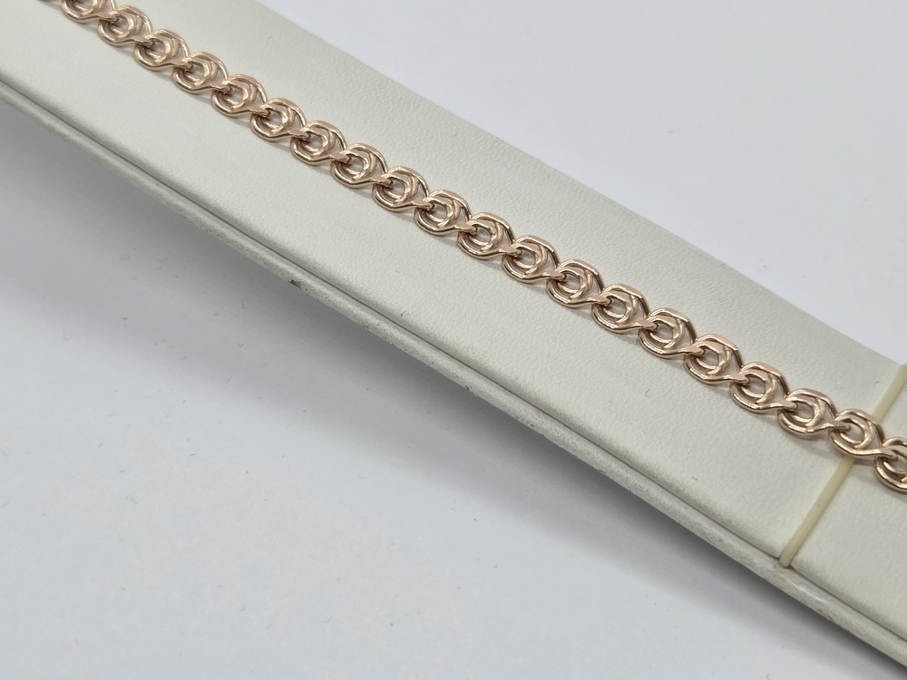 БРАСЛЕТ ПУСТОТЕЛЫЙ Лав (Au 585)