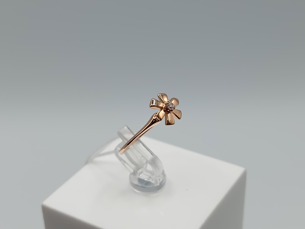 КОЛКМ585 КОЛЬЦО С КАМНЕМ (Au 585)