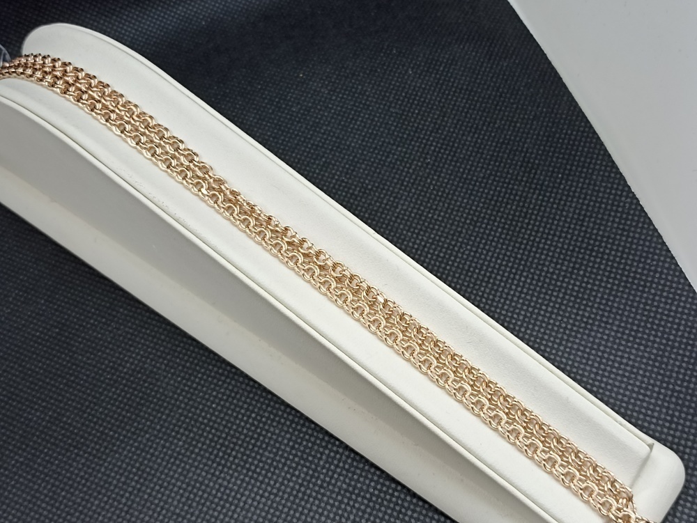 НЦ 12-316ПГ ЦЕПЬ ПУСТОТЕЛАЯ Бисмарк (Au 585)