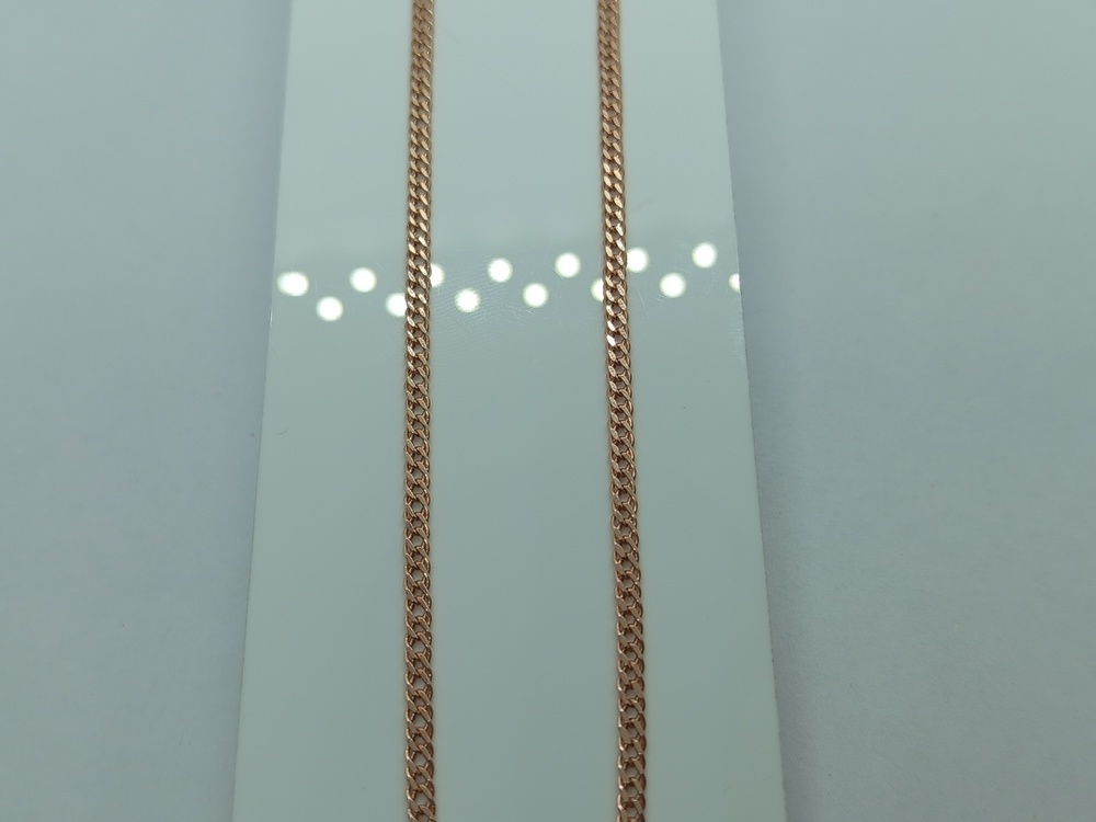 ЦЕПЬ ПУСТОТЕЛАЯ Ромб двойной (Au 585)