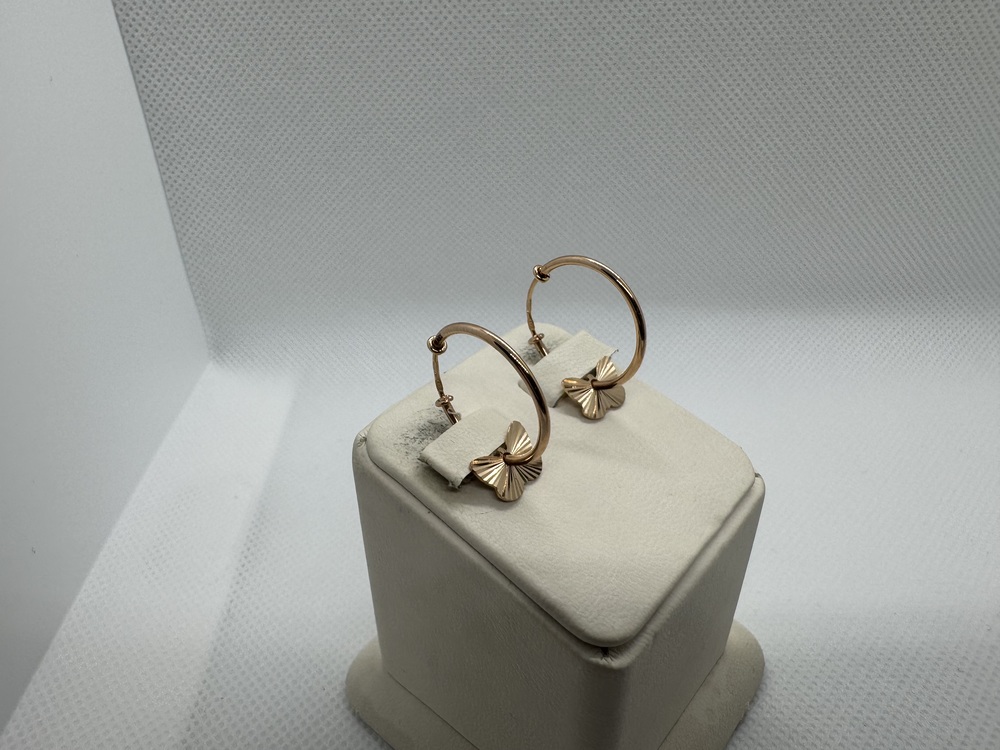 СКОН585 СЕРЬГИ КОНГО (Au 585)