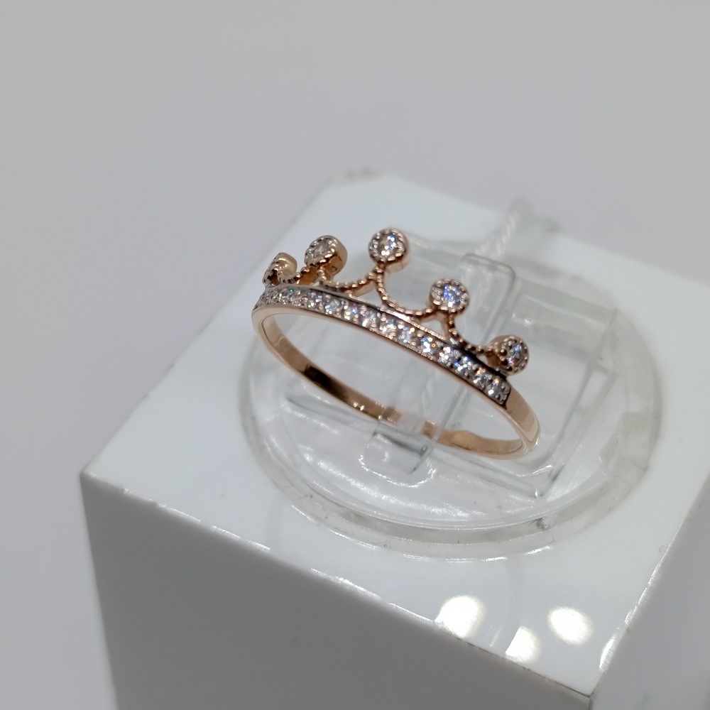 КОЛКМИ585 КОЛЬЦО С КАМНЯМИ (Au 585)