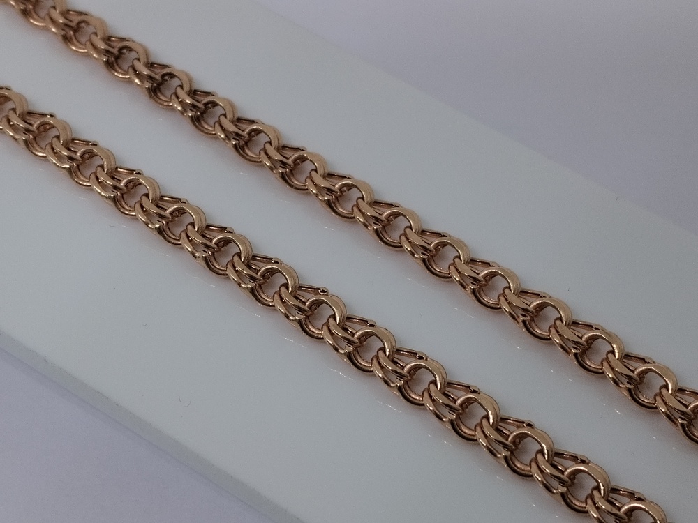 ЦПБС585 ЦЕПЬ ПУСТОТЕЛАЯ Бисмарк (Au 585)