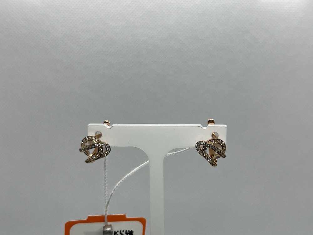 СКМИ585 СЕРЬГИ С КАМНЯМИ (Au 585)