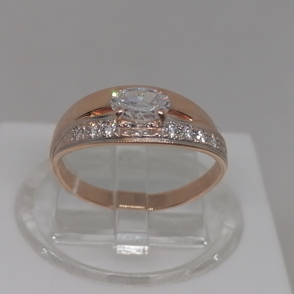 КОЛКМИ585 КОЛЬЦО С КАМНЯМИ (Au 585)