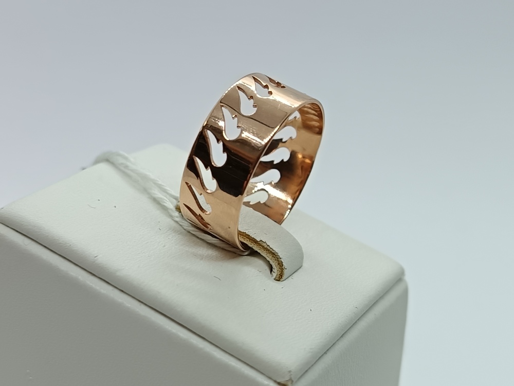 КОЛБКМ585 КОЛЬЦО БЕЗ КАМНЯ (Au 585)