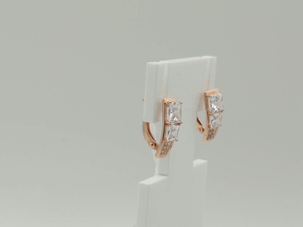 СЕРЬГИ С КАМНЯМИ (Au 585)