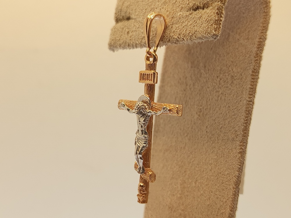 ПОДВЕСКА КРЕСТ (Au 585)