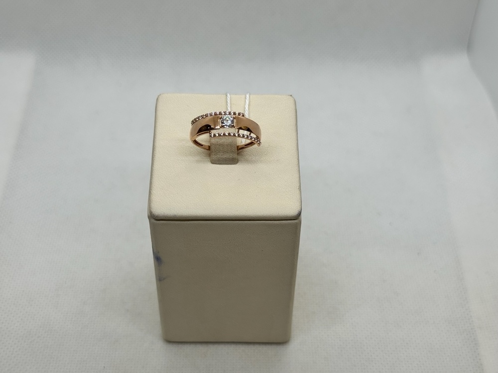КОЛКМИ585 КОЛЬЦО С КАМНЯМИ (Au 585)