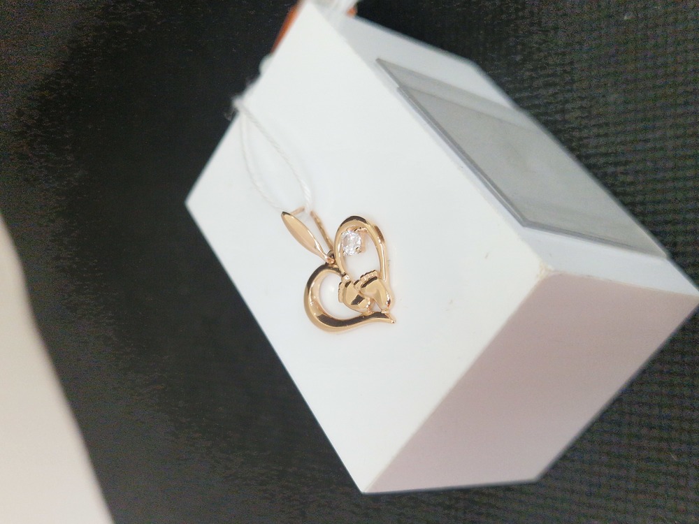 ПОДКМ585 ПОДВЕСКА С КАМНЕМ (Au 585)