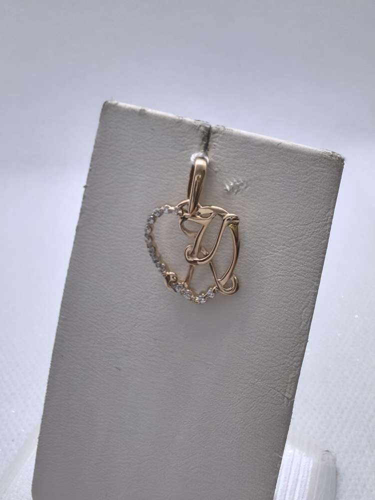 ПОДВЕСКА БУКВА К (Au 585)