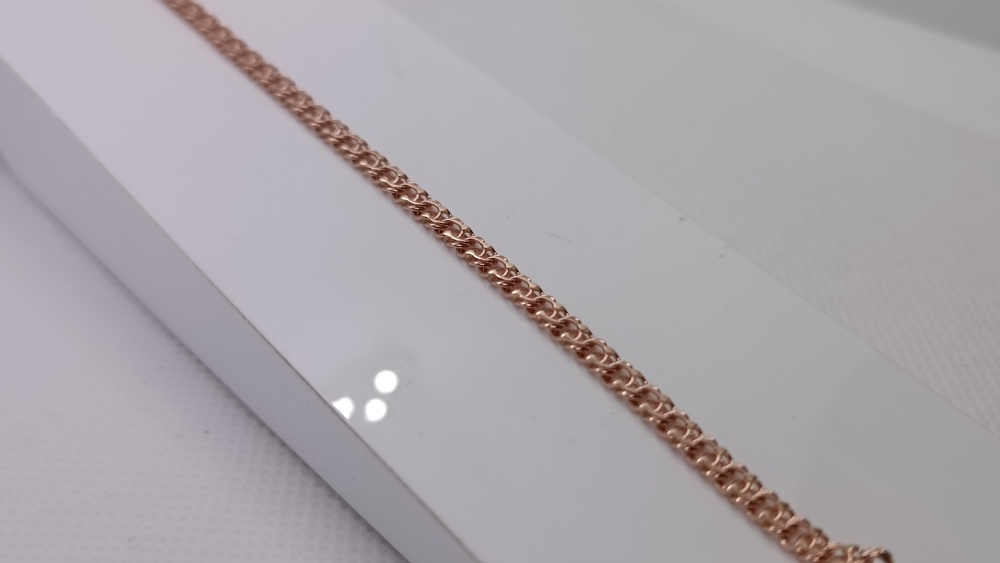 БРАСЛЕТ ПОЛНОВЕСНЫЙ Бисмарк арбский (Au 585)