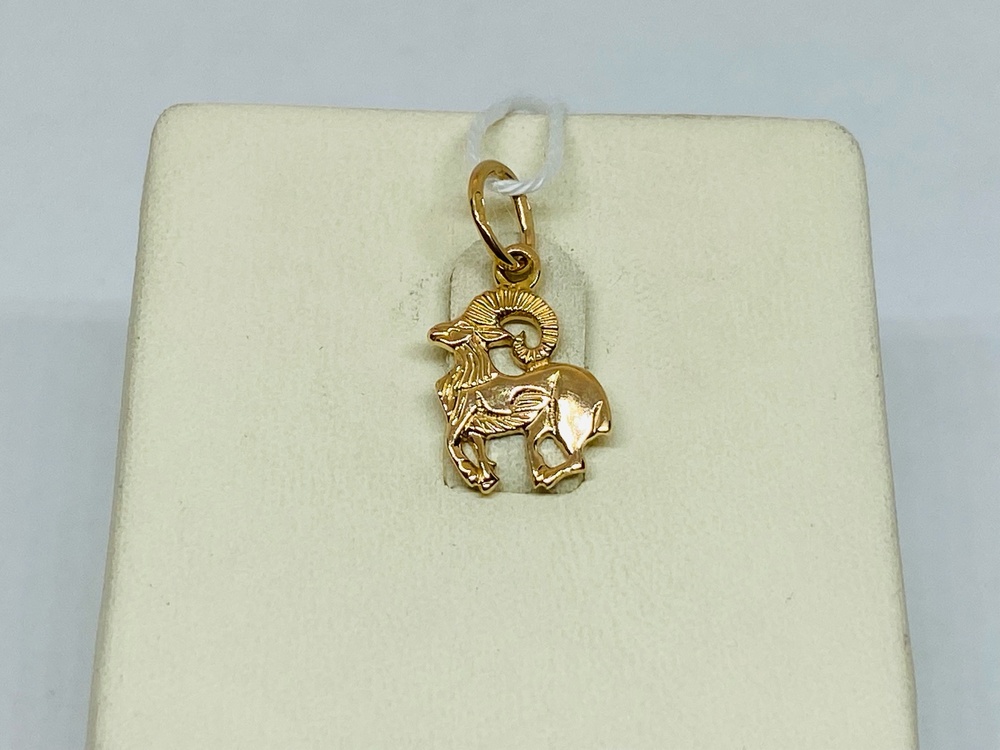 ПОДВЕСКА ЗНАК ЗОДИАКА КОЗЕРОГ Au 585 ПОДВЕСКА ЗНАК ЗОДИАКА КОЗЕРОГ Au 585