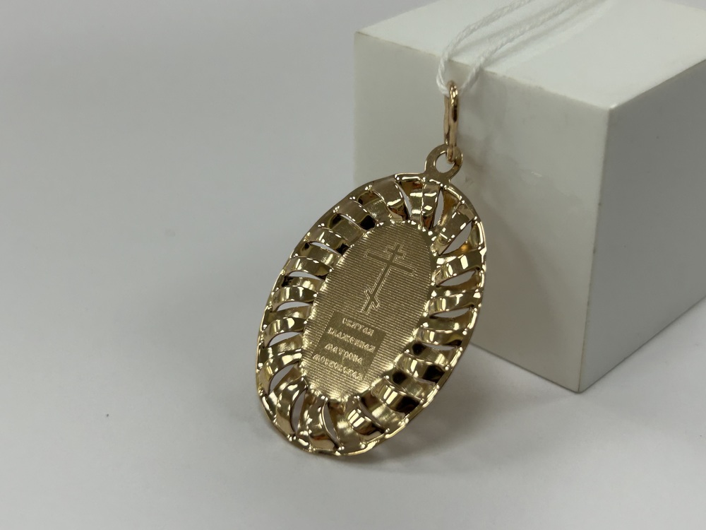 ПОДИБК585 ПОДВЕСКА ИКОНА БЕЗ КАМНЯ (Au 585)