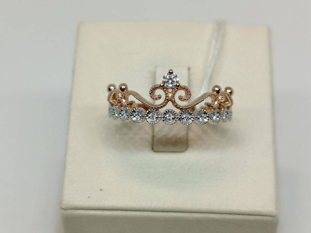 КОЛКМИ585 КОЛЬЦО С КАМНЯМИ (Au 585)