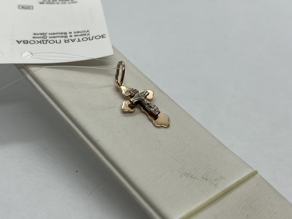 810-00328-10-00-00-00 ПОДВЕСКА КРЕСТ (Au 585)