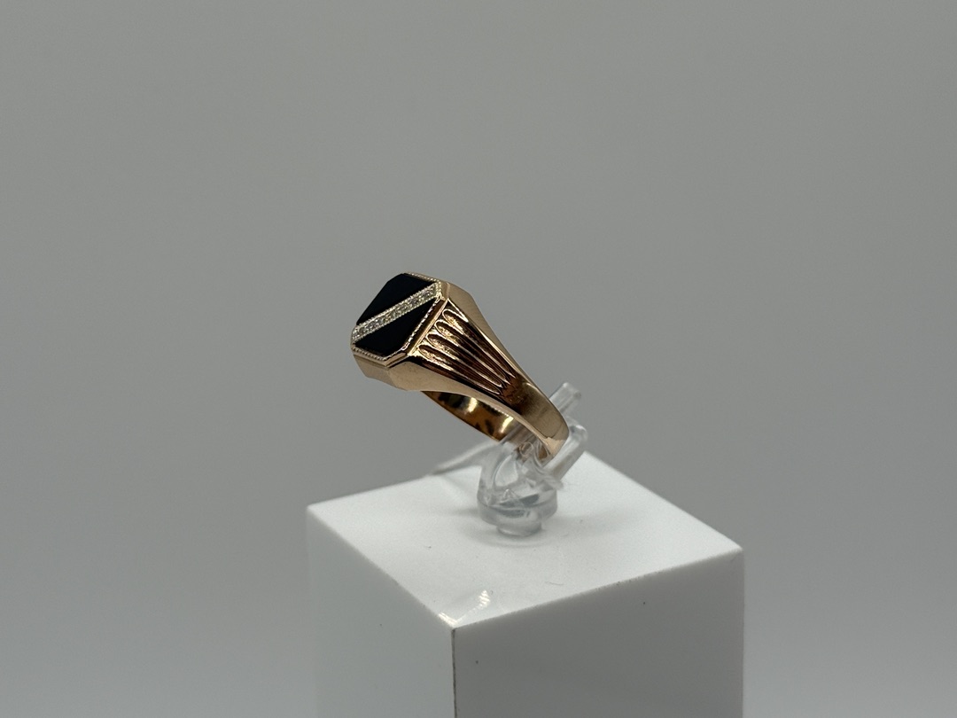 ПЕЧКМИ585 ПЕЧАТКА С КАМНЯМИ (Au 585)