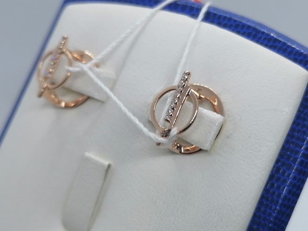 СЕРЬГИ С КАМНЯМИ (Au 585)