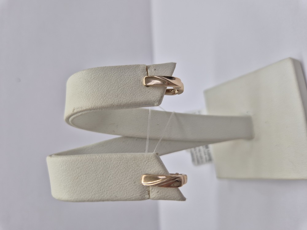 СЕРЬГИ БЕЗ КАМНЯ (Au 585)