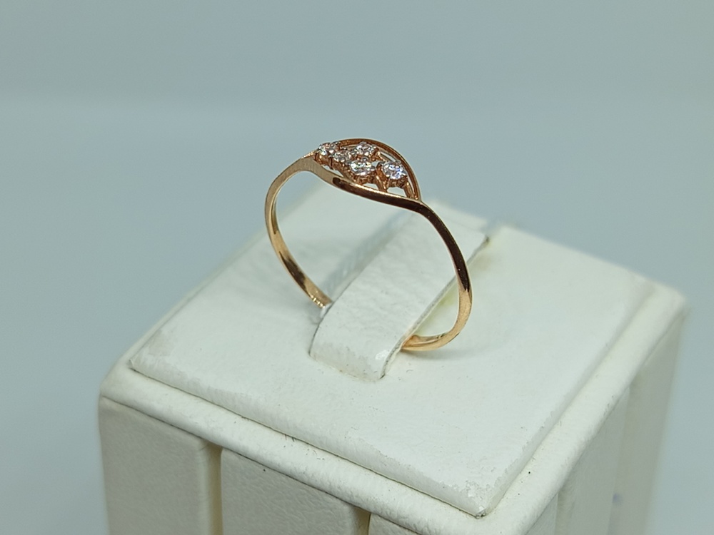 КОЛКМИ585 КОЛЬЦО С КАМНЯМИ (Au 585)