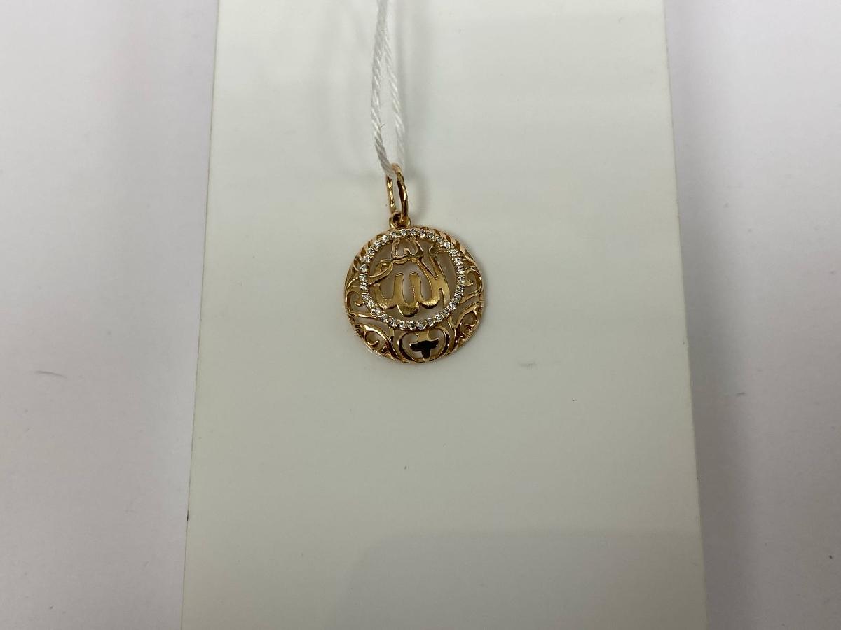 ПОДКМИ585 ПОДВЕСКА С КАМНЯМИ (Au 585)