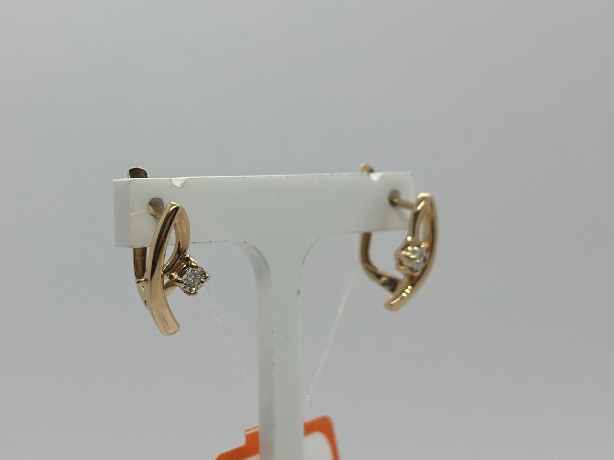 СЕРЬГИ БРИЛЛИАНТ (Au 585)