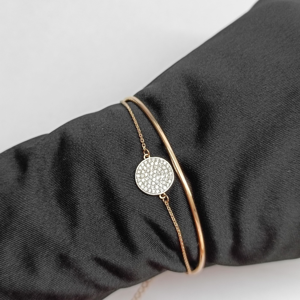 БРАСЛЕТ С КАМНЯМИ (Au 585)