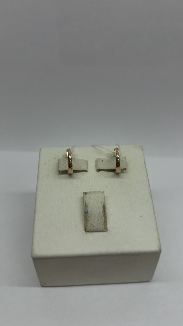 СБКМ585 СЕРЬГИ БЕЗ КАМНЯ (Au 585)