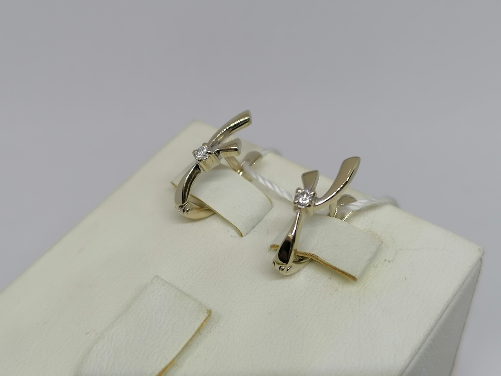 СЕРЬГИ БРИЛЛИАНТ (Au 585)