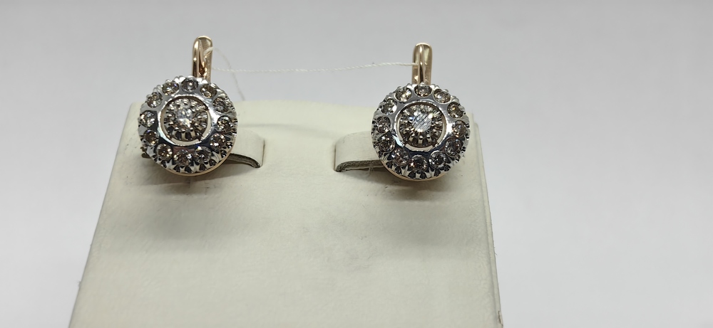 СЕРЬГИ БРИЛЛИАНТ (Au 585)