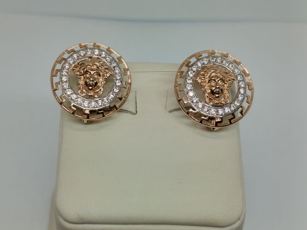 СЕРЬГИ С КАМНЯМИ (Au 585)