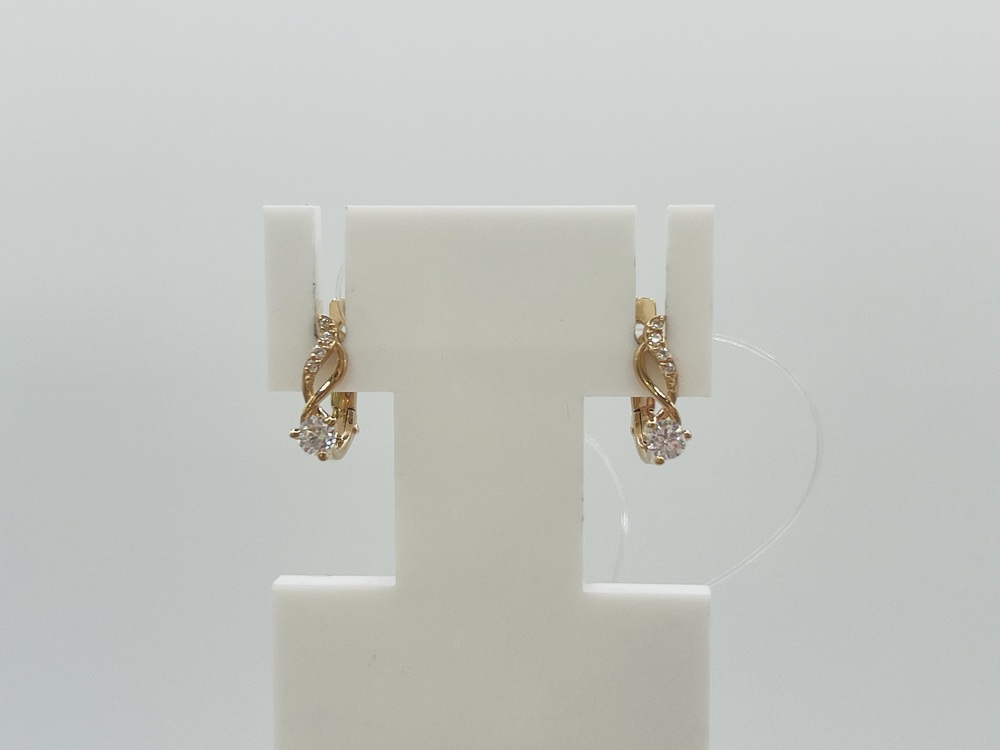 СЕРЬГИ С КАМНЯМИ (Au 585)